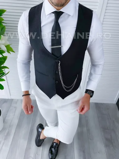 Vesta barbati eleganta neagra B4284 Q1-2